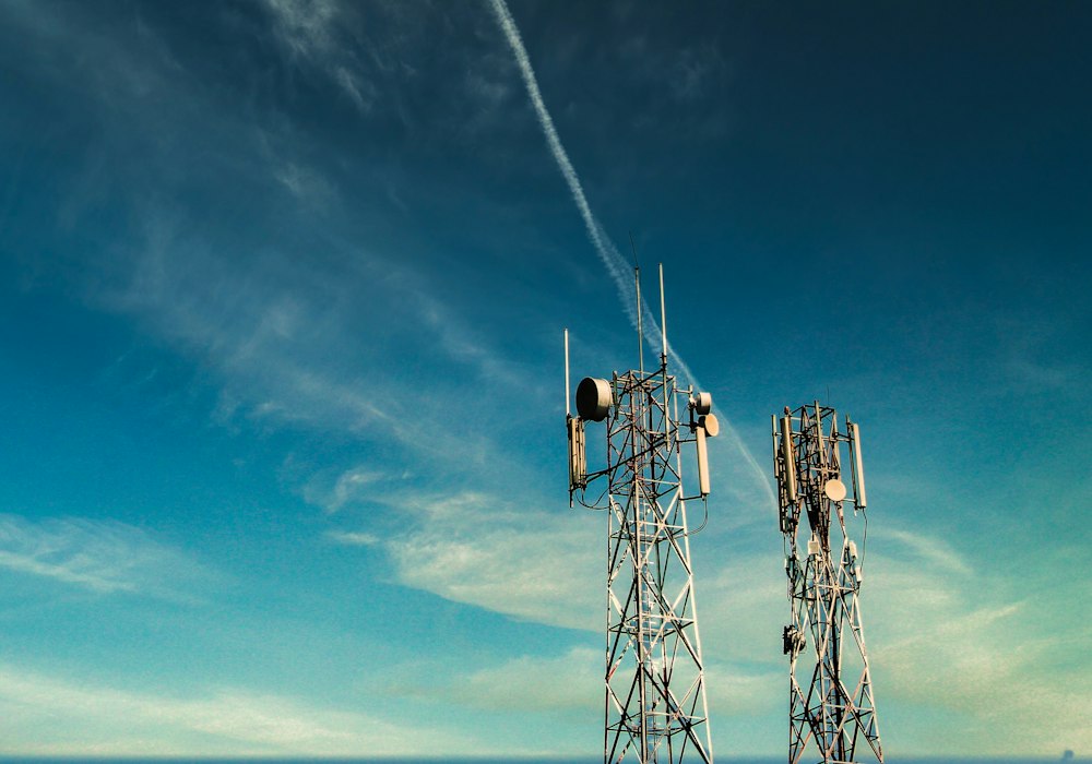 Telecommunications towers for fibre optic network infrastructure